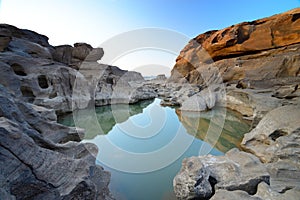 Landscape of reflection rock at 3000Bok