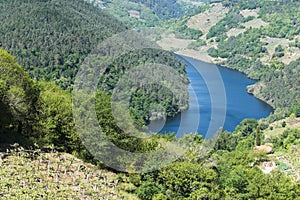 Landscape within the region of Ribeira Sacra Spain