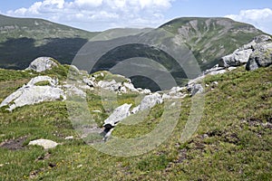 Landscape of Rila Mountain near Kalin peaks, Bulgaria