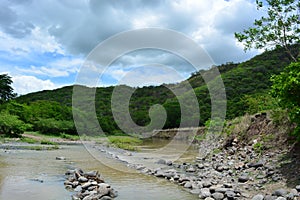 Landscape of the Rio Coco river in Somoto, Nicaragua