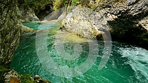 Landscape on a River with Canyons and Green Water - 5K