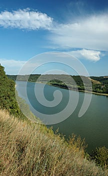 Landscape of river Dniestr,Ukraine
