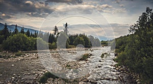 Landscape with River and Mountain