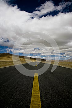 Landscape with a road
