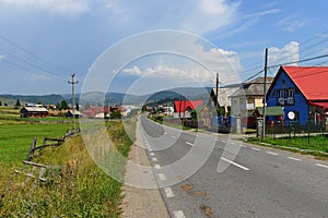 Landscape with road in Bilbor.