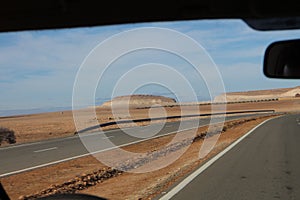 Landscape on road between Essouira and Marrakesh