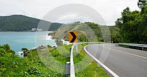 Landscape road highway curve