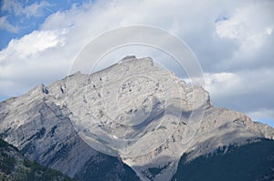 Landscape of rockie mountain range in Canada photo