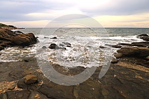 landscape rocks in the Koh Samet at Thailand