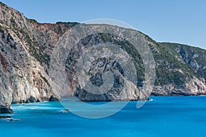 Landscape of Rocks near Porto Katsiki Beach, Lefkada, Ionian Islands
