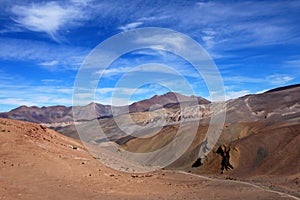 Landscape of the route 6000, Atacama Desert, Chile