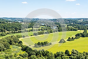 Landscape on the Ruhr area in Germany