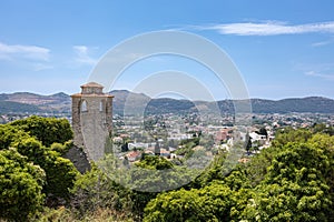 Landscape of ruins of Stary Grad in Bar, Montenegro