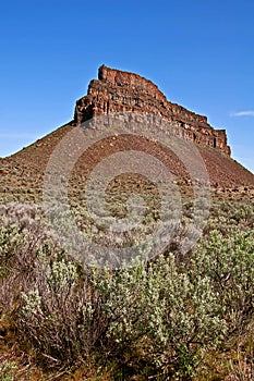 Landscape Sagebrush and High Rocky Mountain Bluff