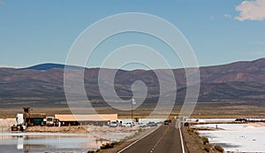 Road at the Salt Desert photo