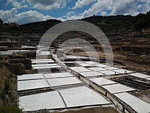 Landscape. Salty valley. AÃÂ±ana photo