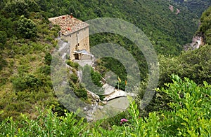 Landscape of Sant Miquel del Fai