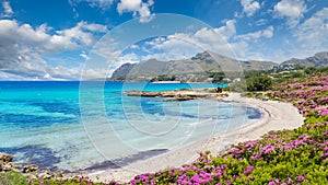 Landscape with Sant Pere beach