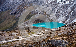 Landscape of Santa Cruz Trek, Cordillera Blanca, Peru