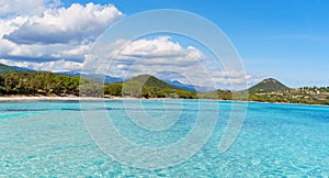 Landscape with Santa Giulia beach, Corsica