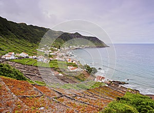 Landscape of Santa Maria Island, Azores