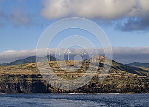 Landscape of Santa Maria Island, Azores