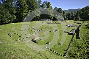 Landscape of Sarmizegetusa Regia Dacian city