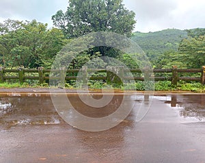 Landscape Scene in Manson Season reflection