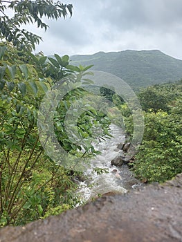 Landscape Scene in Manson Season river mountain