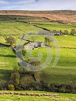 Landscape scenery around calderdale