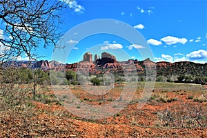 Landscape Scenery, Interstate 17, Phoenix to Flagstaff, Arizona, United States