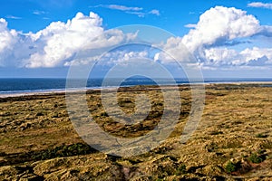 Landscape scenery island Ameland, The Netherlands