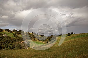 Landscape scenery of the Teatinos paramo photo