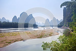 Landscape scenery of Yangshuo in Guilin