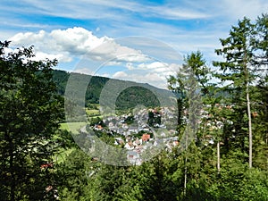 Landscape about Schiltach, Black Forest Germany