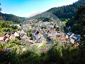 Landscape about Schiltach, Black Forest Germany