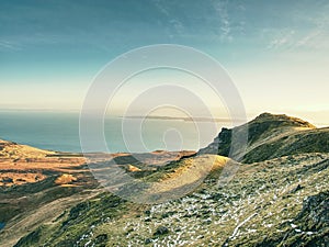 Landscape in the Scottish Higlands, Isle of Skye, Scotland