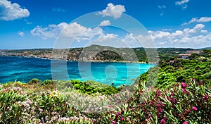 Landscape with sea and coast of Santa Teresa di Gallura, north Sardinia island, Italy photo