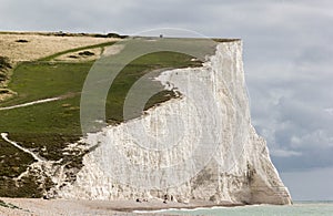 Landscape of Seven Sisters Cliffs