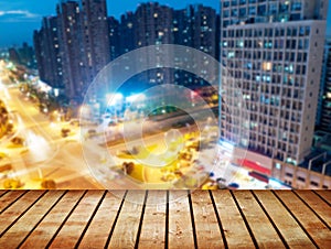 landscape of shanghai china at night