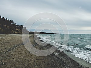 Landscape on the shore of the Baltic Sea