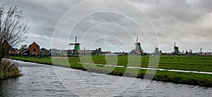 Landscape shot of the Zaans Museum Zaandam in Netherlands