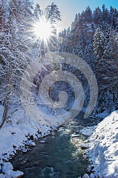 Landscape shots on the Partnachklamm