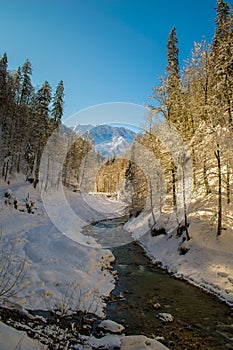 Landscape shots on the Partnachklamm