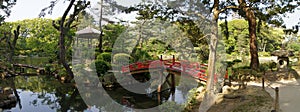 Landscape Shukkei-en Garden, Hirosima, Japan