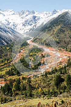 Landscape of Sichuan National Highway in China