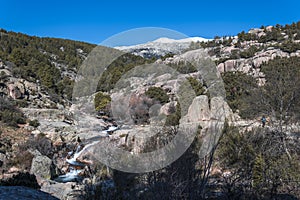Typical landscape of the Sierra de Guadarrama National Park. Madrid. Spain photo
