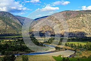 Landscape Similkameen Valley Apple Tree Orchard photo