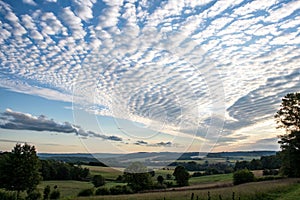 Landscape - sky with clouds pattern
