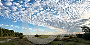 Landscape - sky with clouds pattern